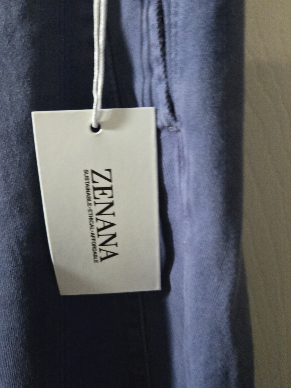 Zenana High-Rise Wide-Leg Pants in MERLIN Blue - Picture 11 of 11